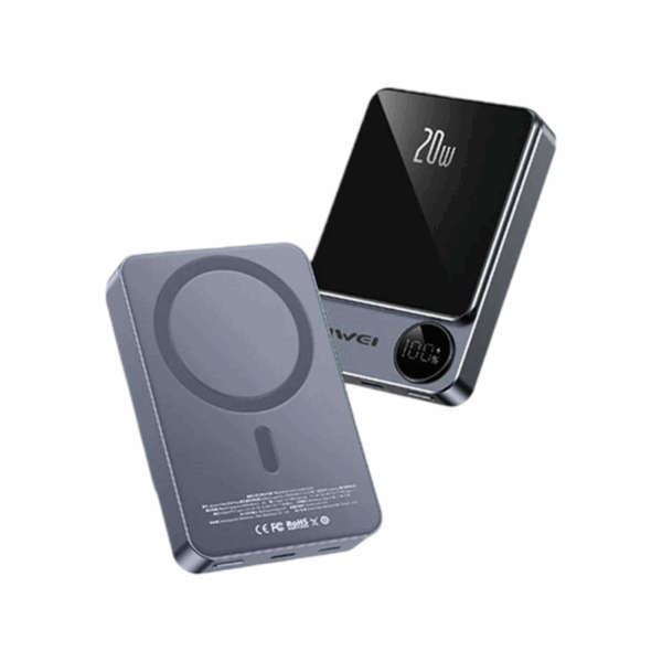 Powerbank μαγνητικής φόρτισης - P39K - 10.000mah - 20W - AWEI - 005500 - Grey - GoodFlix