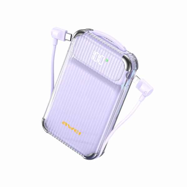 Powerbank - P89K - 10.000mah - AWEI - 007931 - Purple - GoodFlix