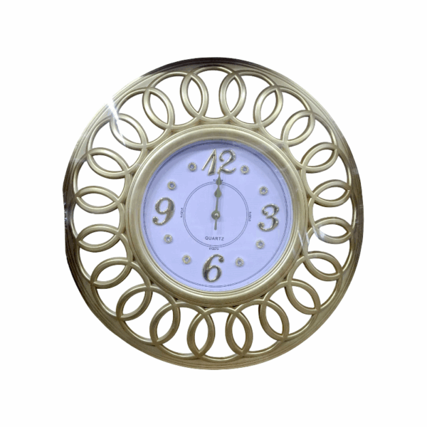 Ρολόι τοίχου Vintage - 868T - 008687 - Gold - GoodFlix