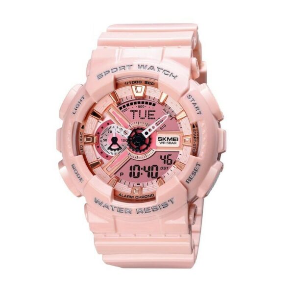 Ψηφιακό/αναλογικό ρολόι χειρός – Skmei - 1834 - Pink - GoodFlix