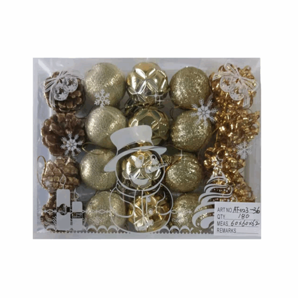 Σετ Χριστουγεννιάτικες μπάλες - 4cm - 20pcs - 023360 - GoodFlix