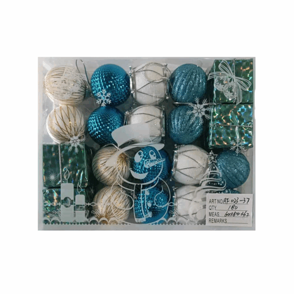 Σετ Χριστουγεννιάτικα στολίδια - 4cm - 20pcs - 023377 - GoodFlix
