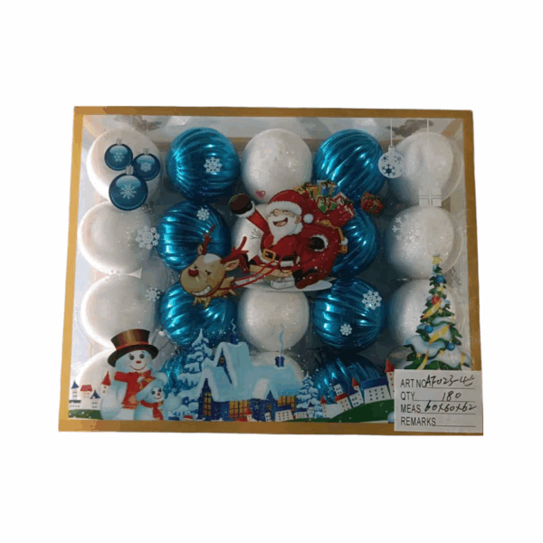 Σετ Χριστουγεννιάτικες μπάλες - 4cm - 20pcs - 023452 - GoodFlix
