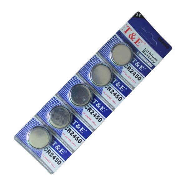 Μπαταρίες Λιθίου - CR2450 - 3V - 5pcs - 024506 - GoodFlix