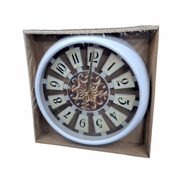 Ρολόι τοίχου - TZ683 - 026834 - White - GoodFlix