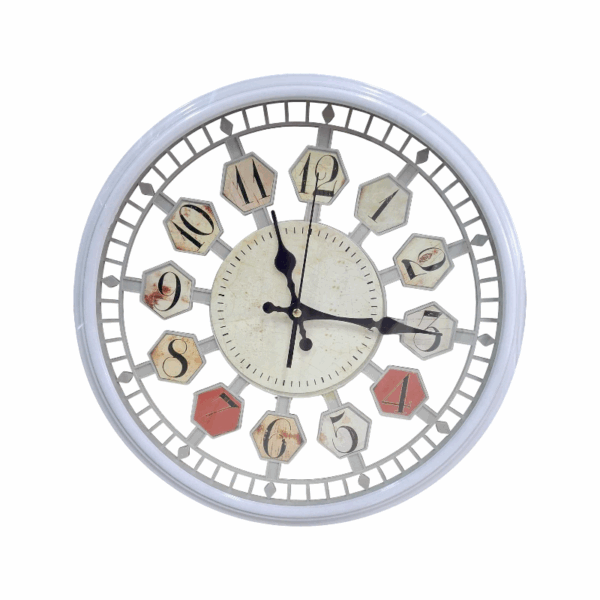 Ρολόι τοίχου - TZ681 - 036819 - White - GoodFlix