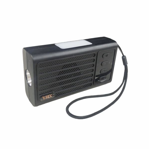 Ασύρματο ηχείο Bluetooth με ηλιακό πάνελ - YHX-07 - 040070 - Black - GoodFlix