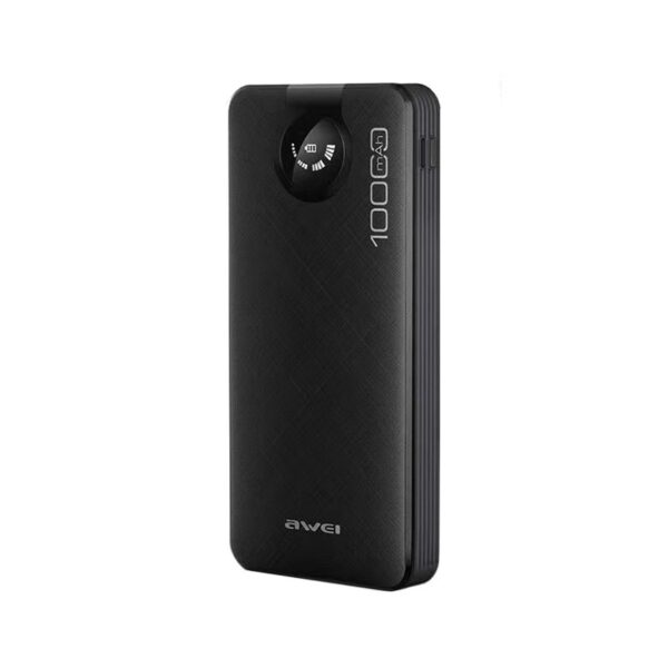 Powerbank - P133K - 10.000mah - 4in1 - AWEI - 048958 - Black - GoodFlix