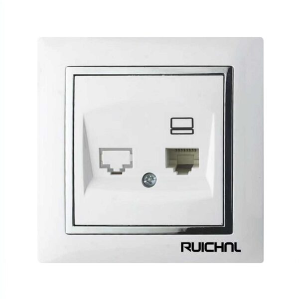 Πρίζα γραμμής δικτύου Ethernet - Χωνευτή - RC3615-RJ45 - 068165 - GoodFlix