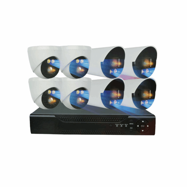Καταγραφικό δικτύου με 8 κάμερες – CCTV Security Recording System – POE - 080081 - GoodFlix