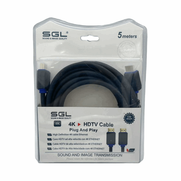 Καλώδιο HDMI - 1592 - Male/Male - 5m - 094724 - GoodFlix