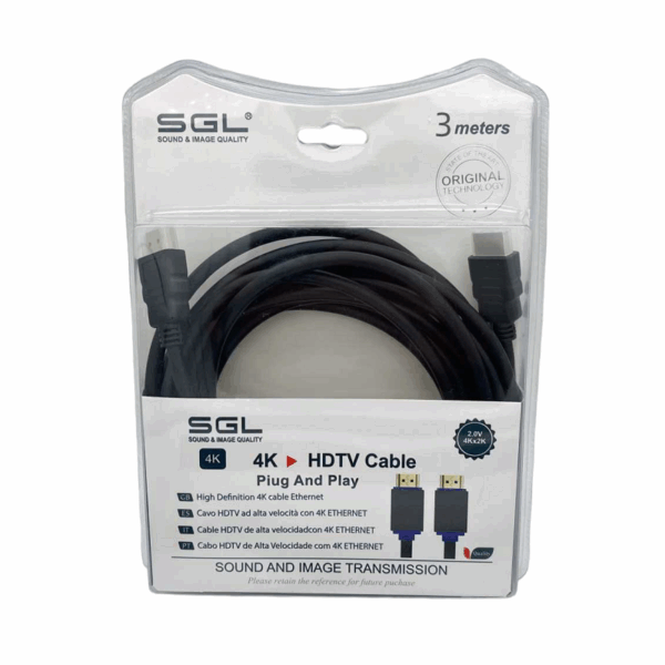Καλώδιο HDMI - D1592 - High Speed - 3m - 094847 - GoodFlix