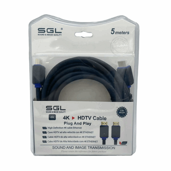Καλώδιο HDMI - D1592 - High Speed 2.0V - 5m - 094854 - GoodFlix