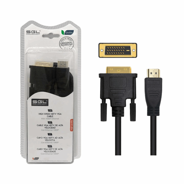 Καλώδιο DVI σε HDMI - 1595 - 3m - 094991 - GoodFlix
