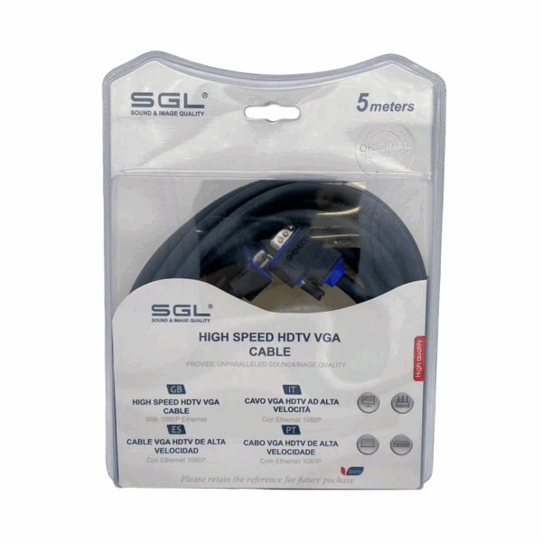 Καλώδιο VGA - A550BC - Male/Female - 5m - 095783 - GoodFlix