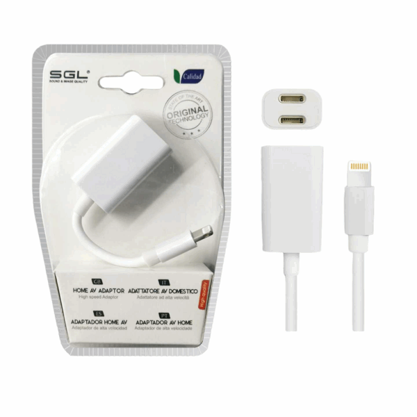 Αντάπτορας για iOs - Lightning Male σε Dual Lightning Female - T61 - 096063 - GoodFlix