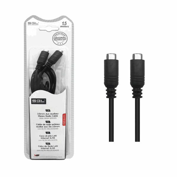 Καλώδιο ήχου Jack 3.5mm - 402C - Female/Female - 1.5m - 097398 - GoodFlix