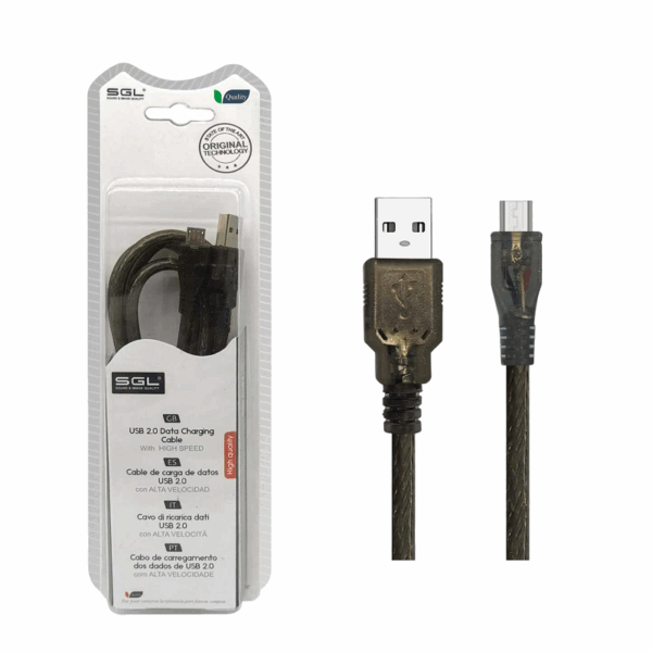 Καλώδιο φόρτισης & data - 13S01 - USB A male/Micro USB - 5m - 097770 - GoodFlix