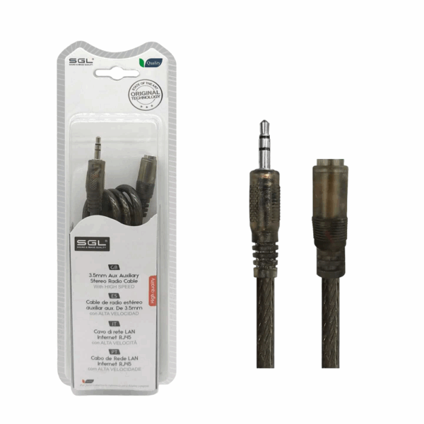 Kαλώδιο επέκτασης ήχου - 402C01 - Jack 3.5mm Male/Female - 5m - 097800 - GoodFlix