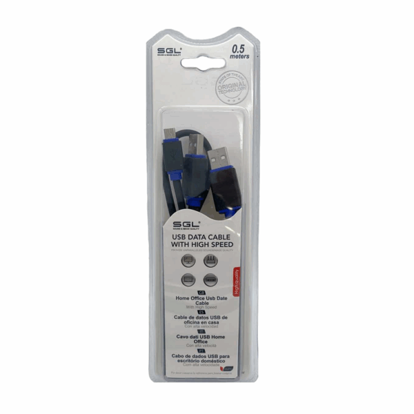 Καλώδιο μεταφοράς δεδομένων - 1555 - USB Mini/2 x USB A male - 50cm - 097978 - GoodFlix