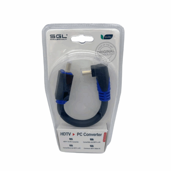 Αντάπτορας καλώδιο HDMI γωνιακό 90° - A1592F-02 - Male/Male - 098050 - GoodFlix