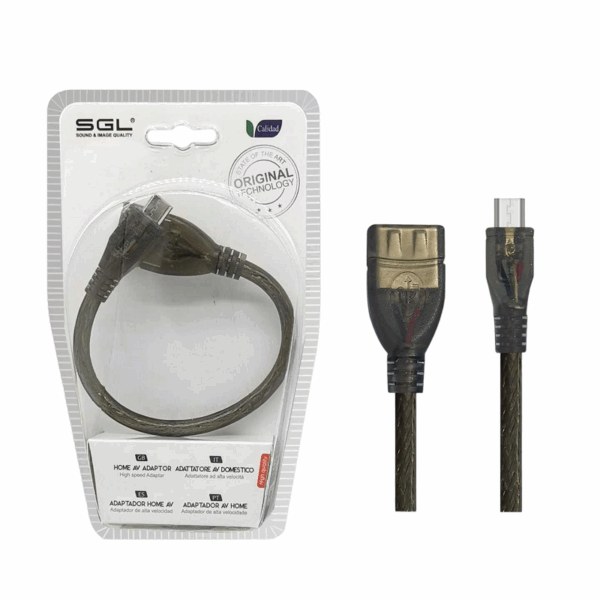 Αντάπτορας καλώδιο - USB-A male/Micro USB - 21S-01 - 20cm - 098128 - GoodFlix