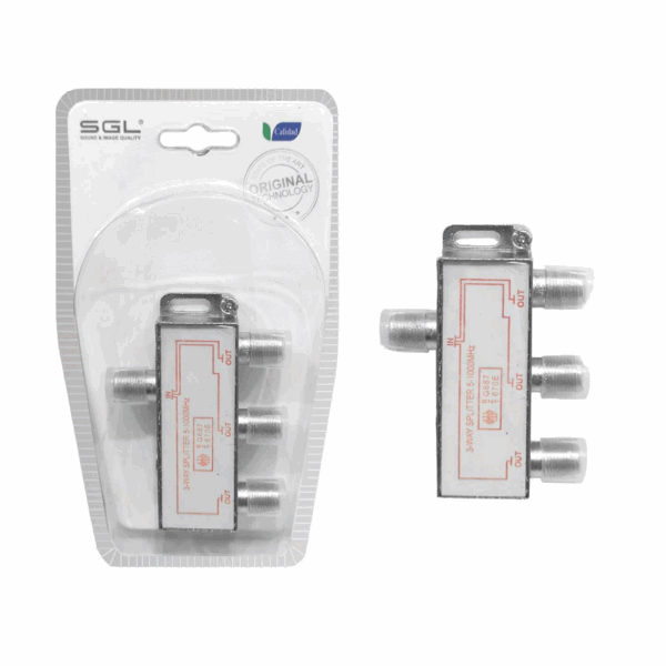 Διακλαδωτής σύνδεσης κεραίας TV - 3Way Splitter - 1802 - 098500 - GoodFlix
