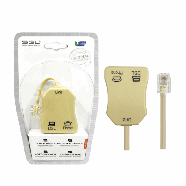 Διακλαδωτής ADSL με φίλτρο για Modem/Router & PSTN - ADSL Splitter - 61063B - 098531 - GoodFlix