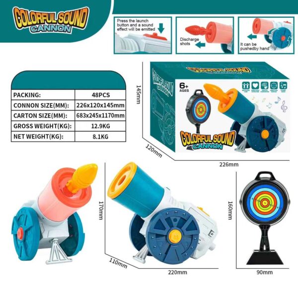 Παιχνίδι στόχου με ρουκέτα - Q-6081 - 223192 - GoodFlix