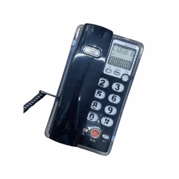 Ενσύρματο σταθερό τηλέφωνο - OHO 208 - 102082 - Black - GoodFlix