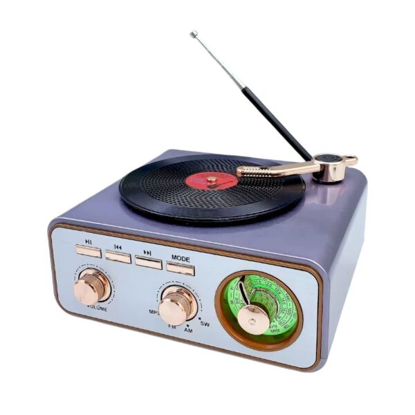 Επαναφορτιζόμενο ραδιόφωνο Retro - M1217BT - 112172 - Purple - GoodFlix