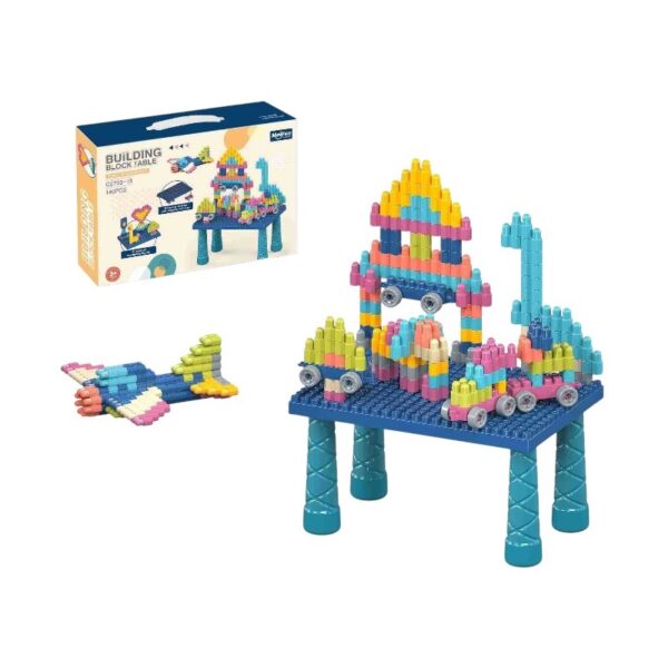 Σετ πάγκος κατασκευών DIY με τουβλάκια - C2703-13 - 140pcs - 117159 - GoodFlix