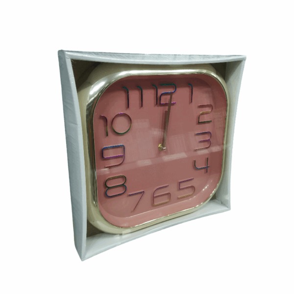 Ρολόι τοίχου - 734DC - 120063 - Pink - GoodFlix
