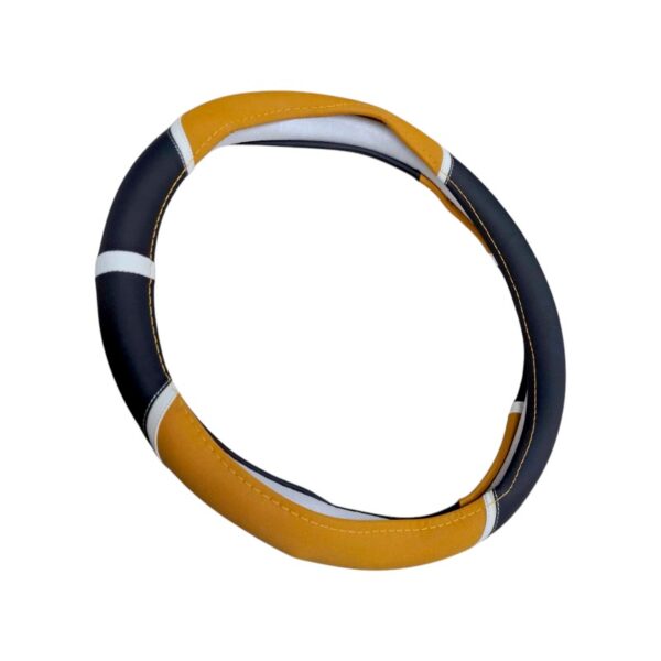 Κάλυμμα τιμονιού αυτοκινήτου - AL-7 - 122322 - Dark Yellow - GoodFlix