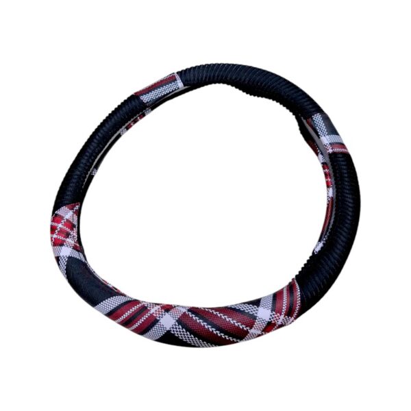 Κάλυμμα τιμονιού αυτοκινήτου - AL-13 - 122339 - Dark Red - GoodFlix