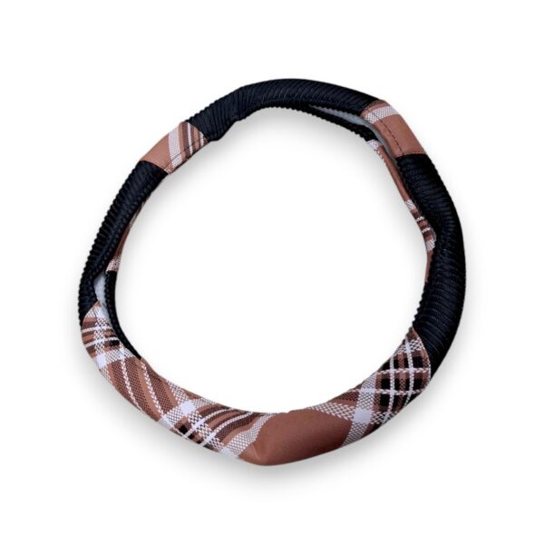 Κάλυμμα τιμονιού αυτοκινήτου - AL-13 - 122339 - Brown - GoodFlix