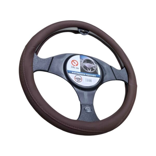 Κάλυμμα τιμονιού αυτοκινήτου - XY-053 - 122490 - Brown - GoodFlix