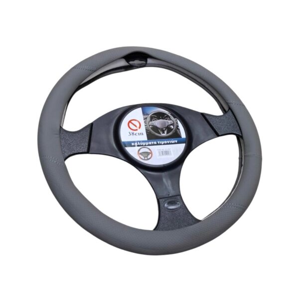Κάλυμμα τιμονιού αυτοκινήτου - XY-057 - 122537 - Grey - GoodFlix