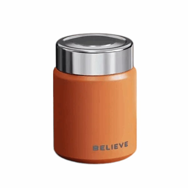 Φορητό παγούρι-θερμός - 220ml - 123798 - Orange - GoodFlix