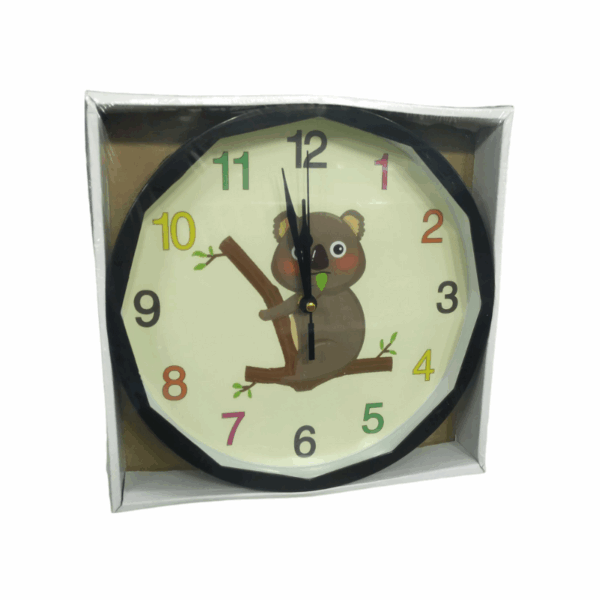 Παιδικό ρολόι τοίχου - XH-B2602 - 26cm - 126027 - Black - GoodFlix