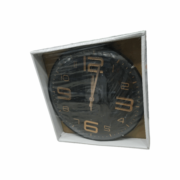 Ρολόι τοίχου - 733 - 130215 - Black/Rose Gold - GoodFlix