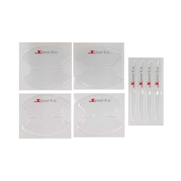 Προστατευτικό αυτοκόλλητο χερουλιού πόρτας αυτοκινήτου - 4pcs - 1405411/K - 140770 - GoodFlix