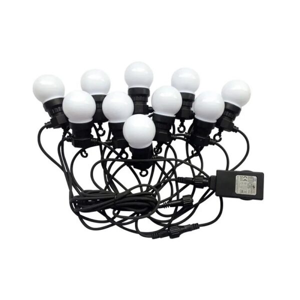 Γιρλάντα φωτισμού LED - 5m - 10pcs - Cool White - 15091 - GoodFlix