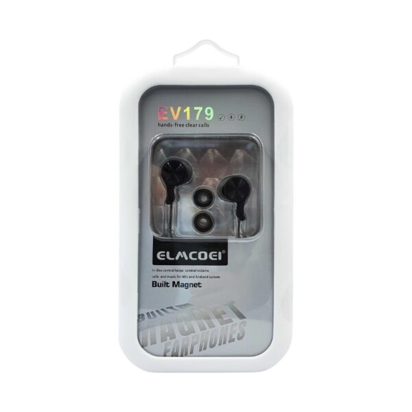 Ενσύρματα ακουστικά - EV-179 - 158145 - Black - GoodFlix