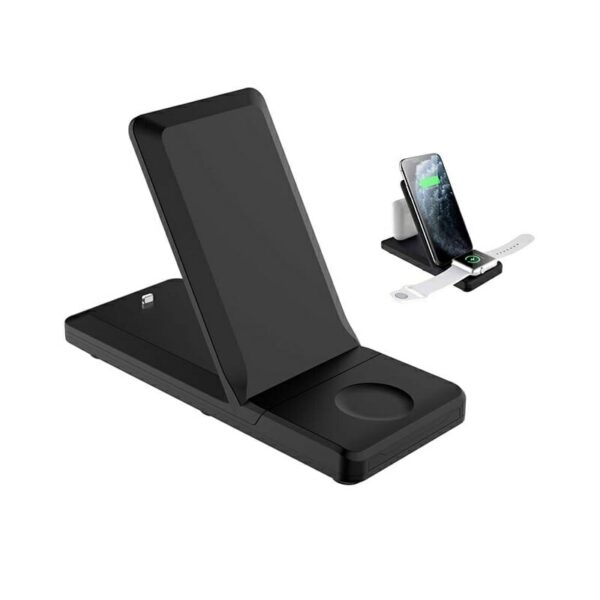 Βάση ασύρματης φόρτισης Smartphone/Smartwatch/Ακουστικών iOS - 3in1 - H6 - 15W - 164453 - GoodFlix