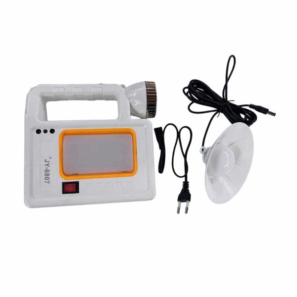 Επαναφορτιζόμενο σύστημα φωτισμού LED με ηλιακό πάνελ - JY6807 - 169217 - GoodFlix