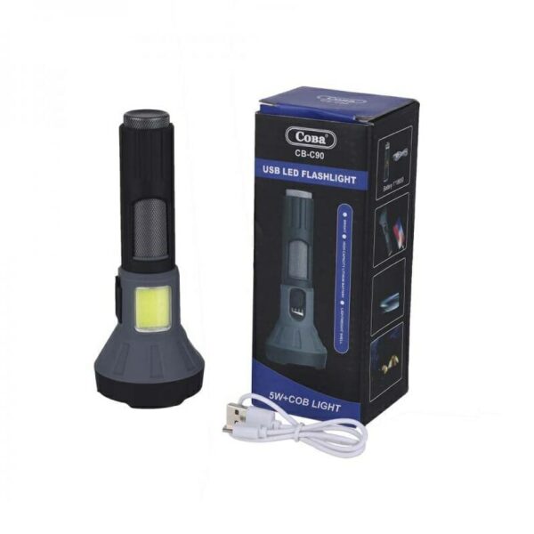 Επαναφορτιζόμενος φακός LED - C90 - 182738 - GoodFlix