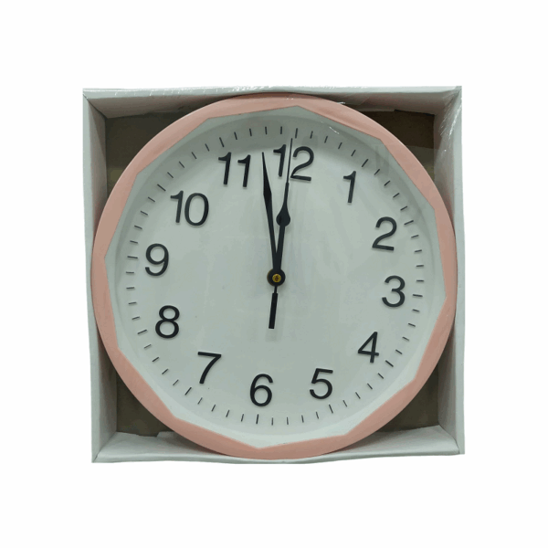 Ρολόι τοίχου - XH-8607 - 186076 - Pink - GoodFlix