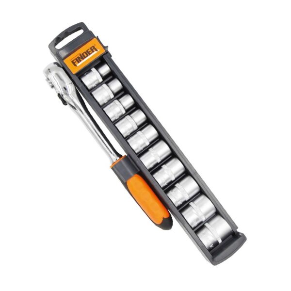 Σετ καρυδάκια με καστάνια - Sleeve tools  - 11pcs - 1/4 - Finder - 192867 - GoodFlix