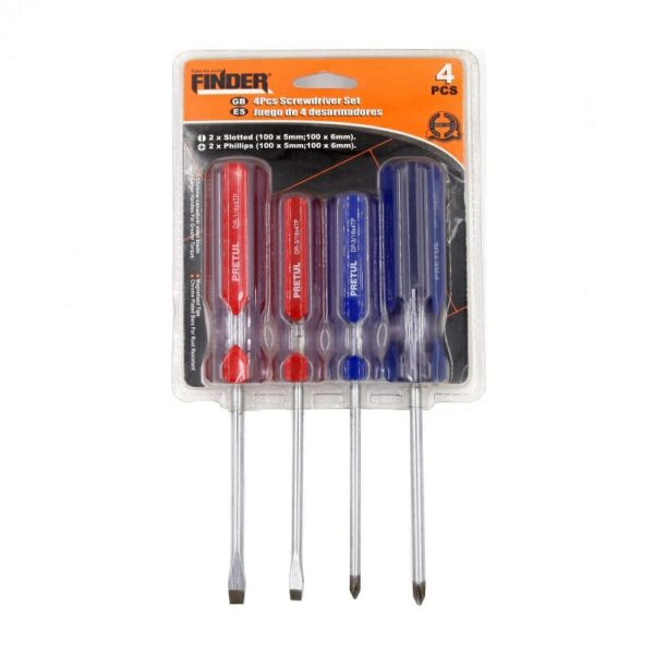 Σετ κατσαβίδια - 4pcs - Finder - 193089 - GoodFlix